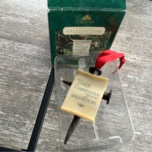 Vintage, Dayspring Ornament, Cross of Nails with Original Box.
